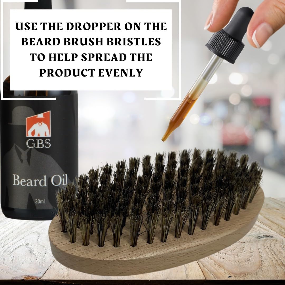 G.B.S Professional Beard Care Kit- Doppler Travel Bag, Professional Trimming Scissor, Multi-Side Natural Wood Comb, Mustache Wax, Beard Oil, Beard Beauty & Personal Care G.B.S