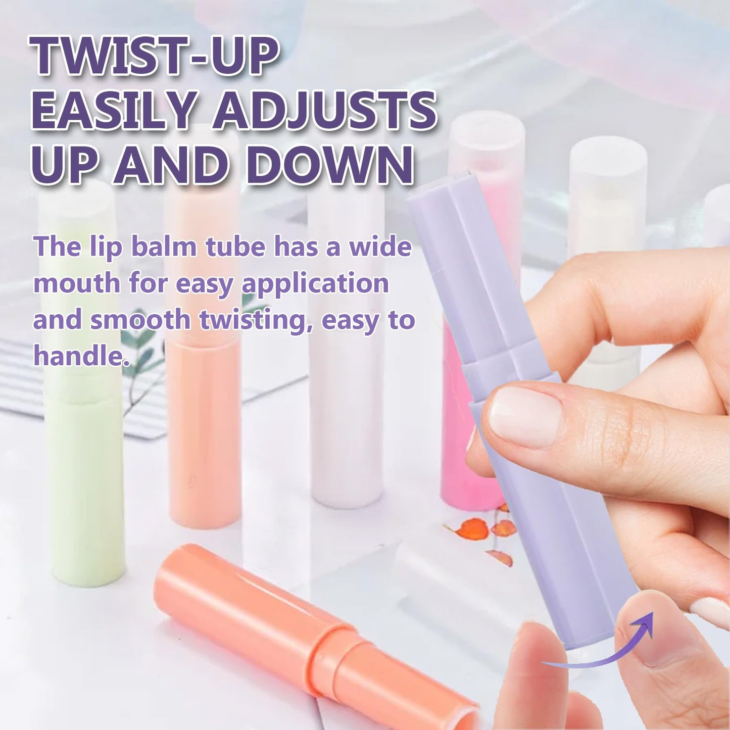 Milltrip Lip Balm Tube, 10pcs Empty Lip Balm Tube Lip Gloss Container DIY Lipstick Making Accessory for DIY Cosmetic (10# lipstick tube [purple]) Beauty and Personal Care Milltrip