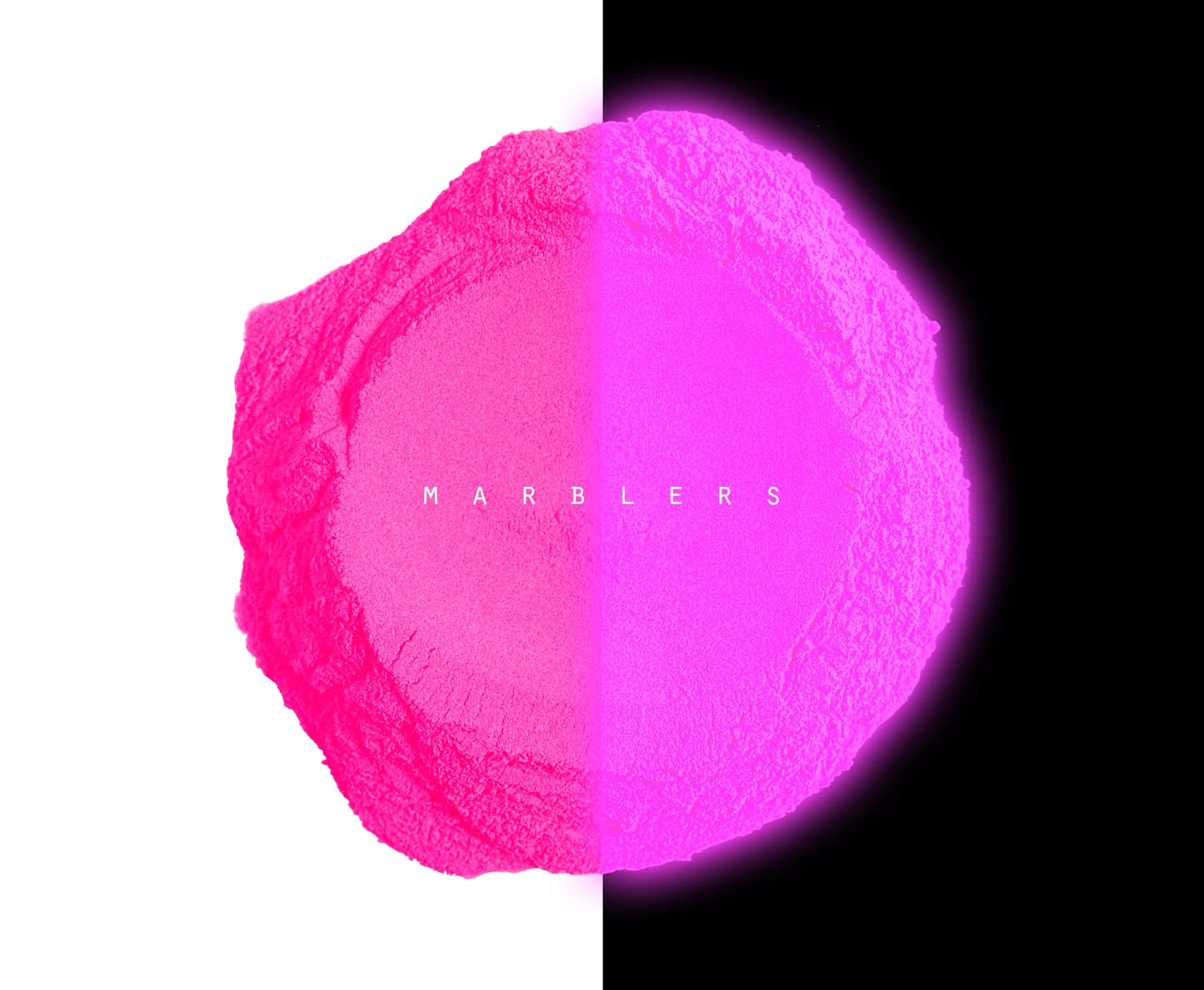MARBLERS Glow-in-The-Dark Powder [Glow Pink] 0.28oz (8g) | Matte| Dye | Pigment | Non-Toxic | Vegan | Cruelty-Free | Eyeshadow, Nail Polish, Nail Art Beauty & Personal Care MARBLERS