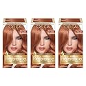 L'Oreal Paris Superior Preference Fade-Defying + Shine Permanent Hair Color, 7LA Lightest Auburn, Pack of 3, Hair Dye Beauty & Personal Care L'Oreal Paris