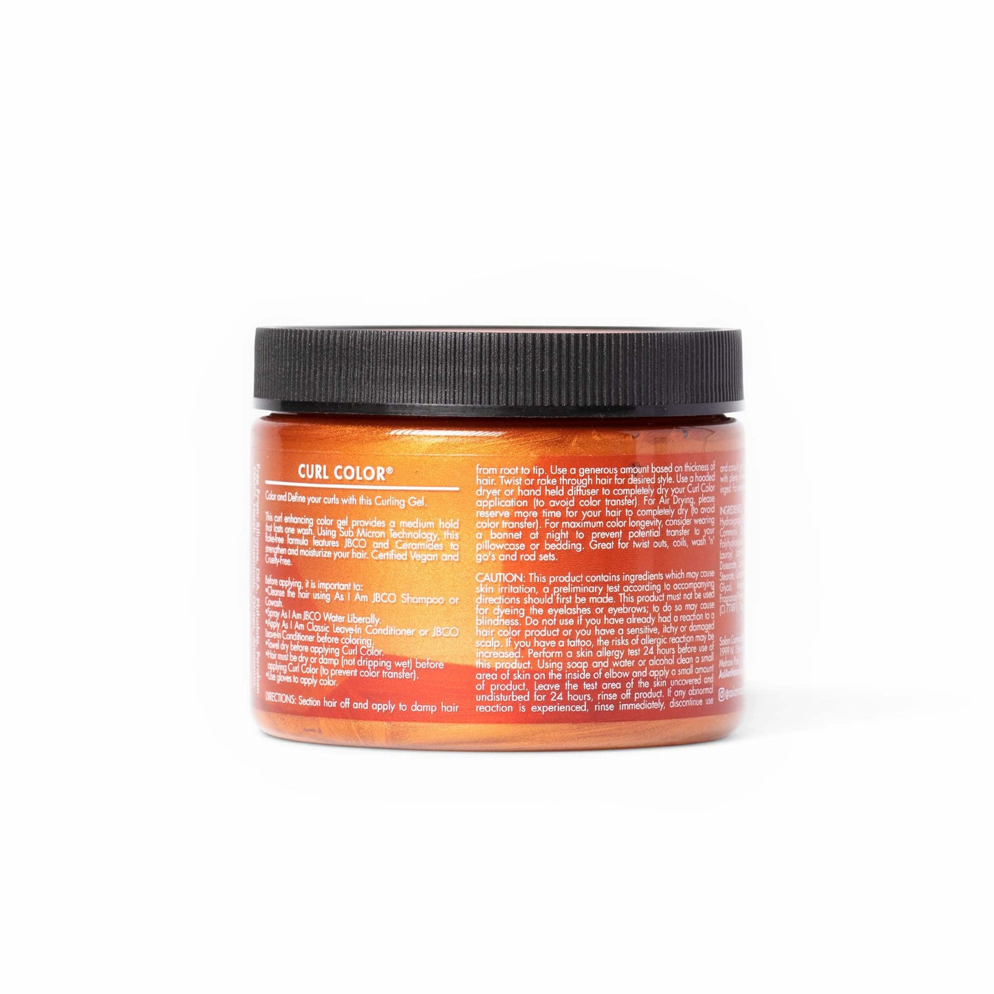 As I Am Curl Color - Copper - 6 Ounce - Curling Gel - Temporary Color - Medium Hold - Vegan & Cruelty Free Beauty & Personal Care As I Am