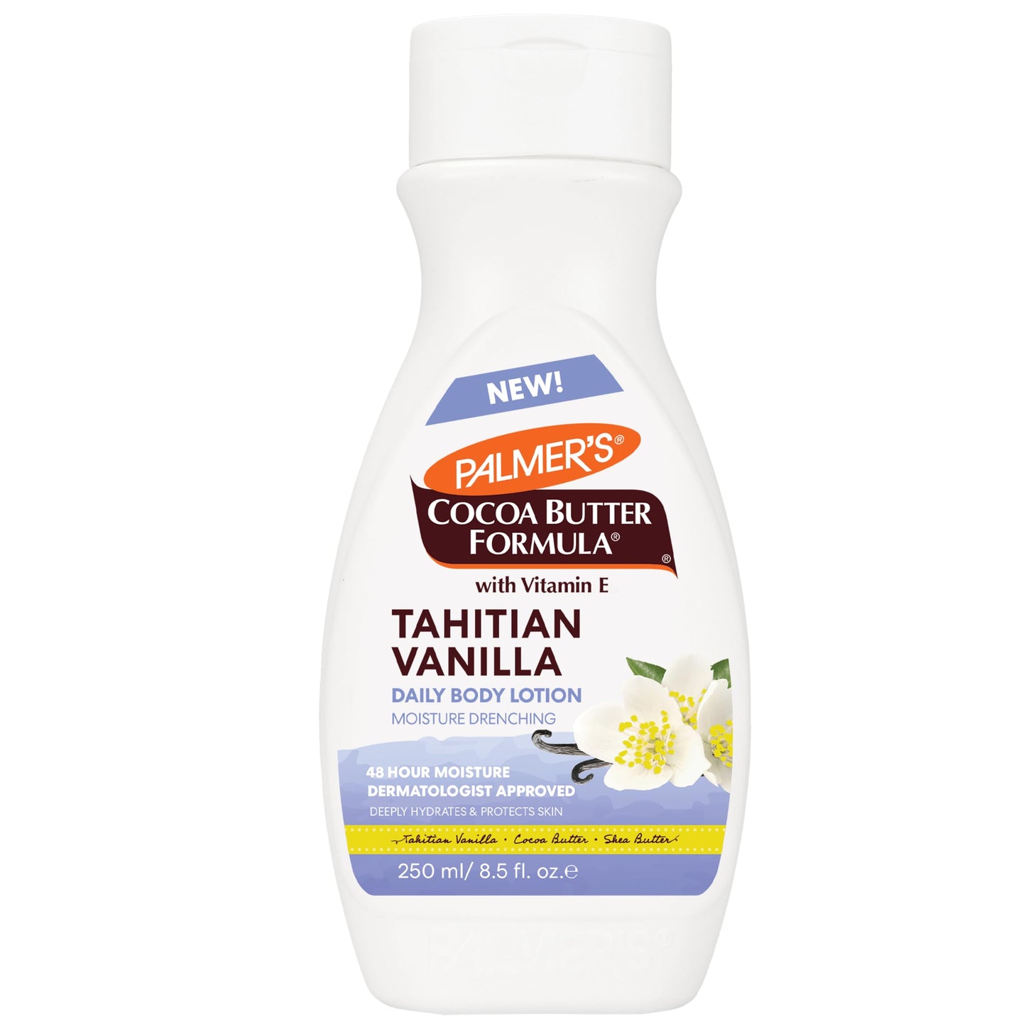 Palmer's Cocoa Butter Formula Tahitian Vanilla Body Lotion, 8.5 Oz, Daily Moisturizing Lotion for Dry Skin with Shea Butter & Vitamin E, Hydrates Beauty & Personal Care Palmer's