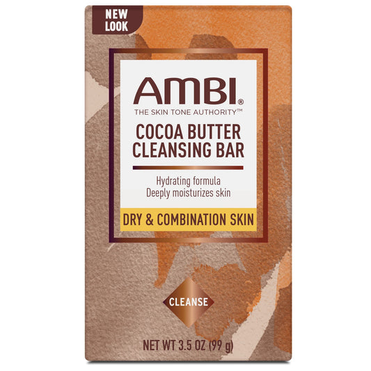 Ambi Cleansing Bar Soap Cocoa Butter 3.5oz (6 Pack) Beauty & Personal Care Ambi