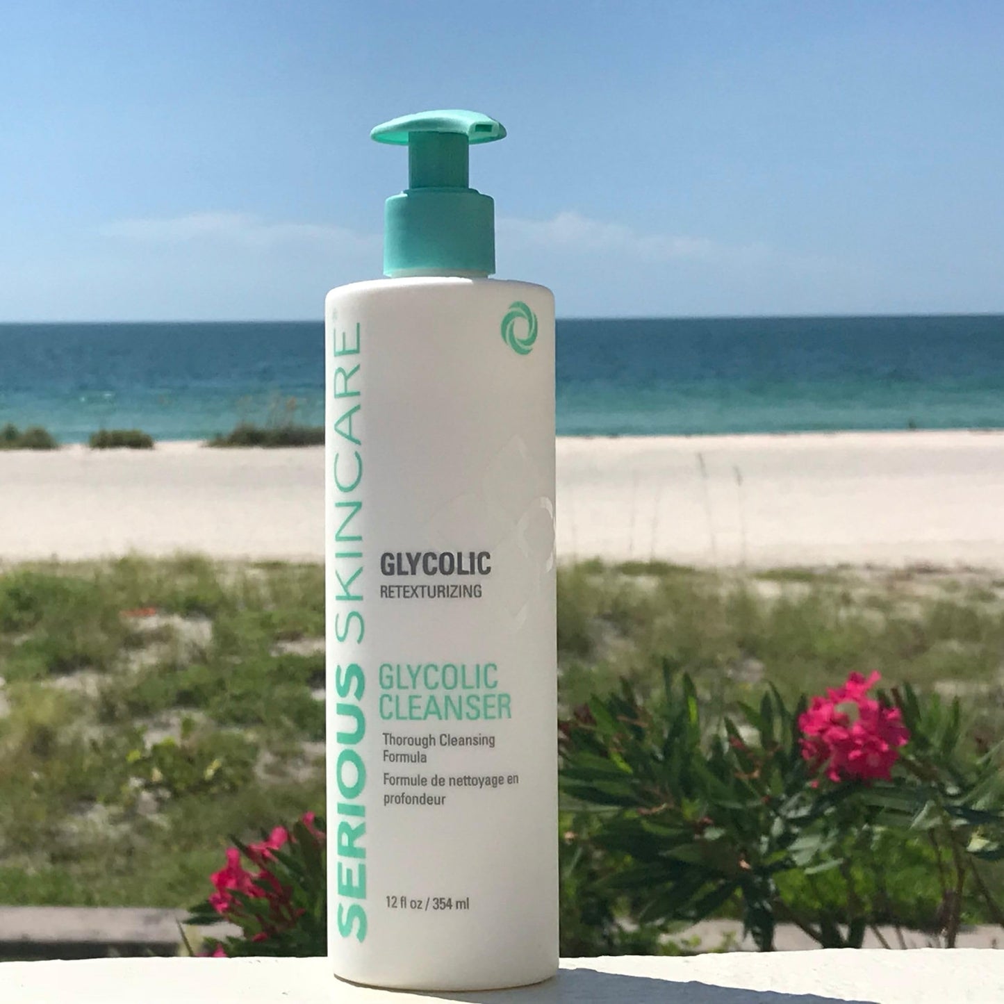 Skincare Glycolic Cleanser 12 fl oz – 10% Glycolic Acid Face Wash for Exfoliating, Deep Pore Cleansing, Makeup Removal, Anti-Aging & Shave Prep Beauty & Personal Care Serious Skincare