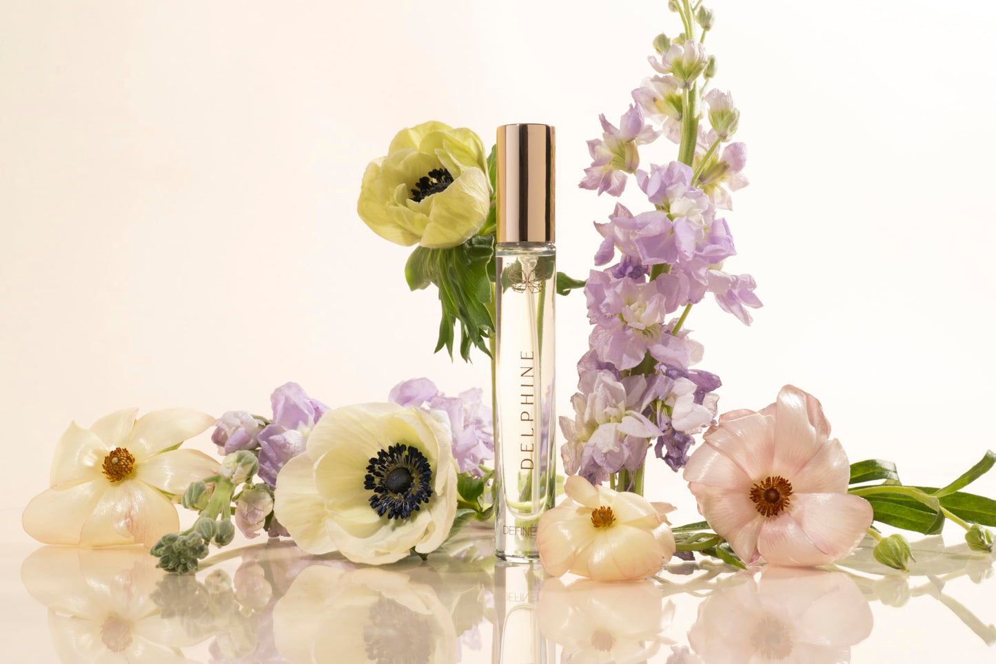 DefineMe Delphine Perfume, Travel Size, 0.3 fl oz, Floral and Woody Fragrance with Lilac, Gardenia, Ylang Ylang & Coconut Notes, Perfumes for Women Beauty & Personal Care DefineMe