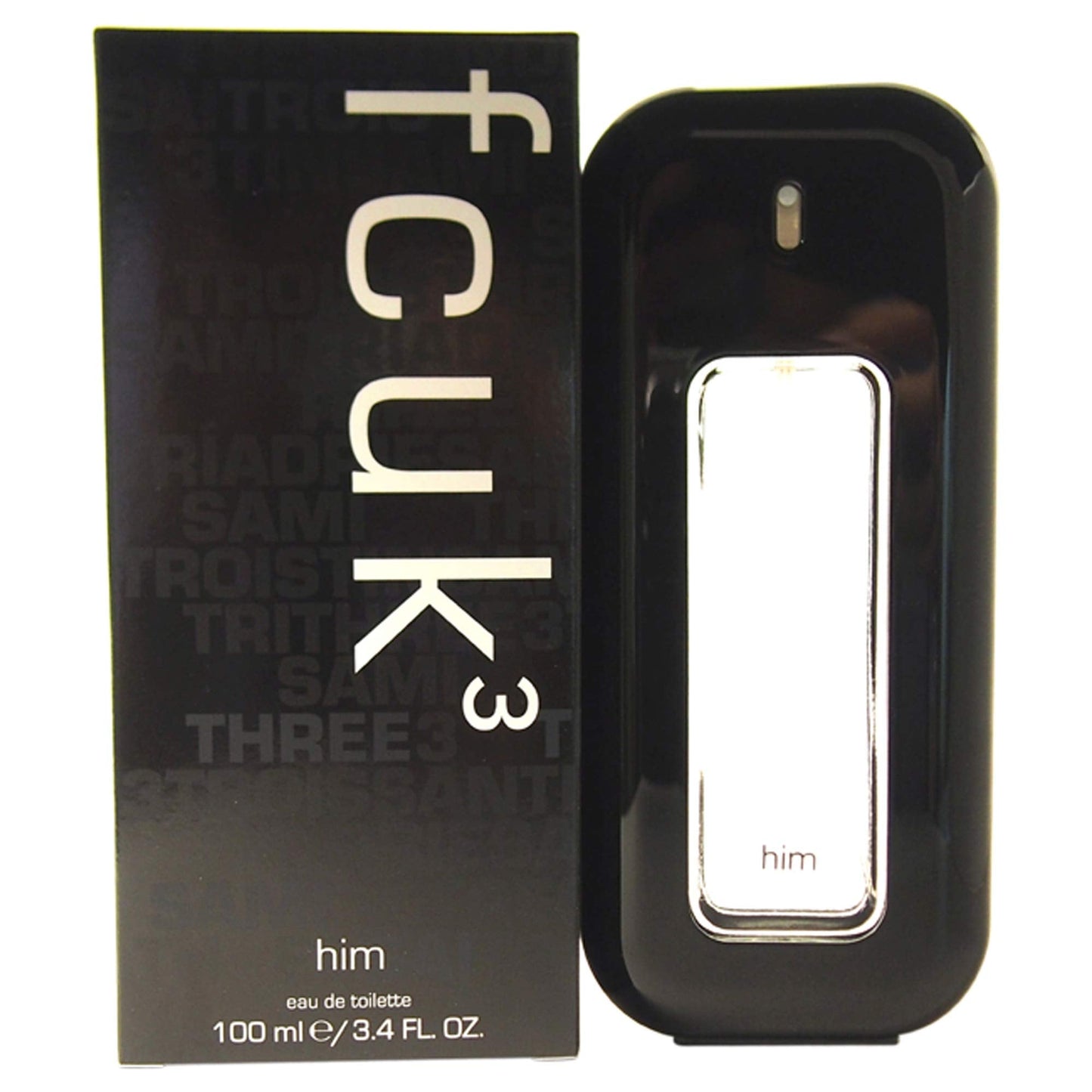 Fcuk 3 By French Connection Eau De Toilette Spray 3.4 Oz (Men) Beauty & Personal Care French Connection