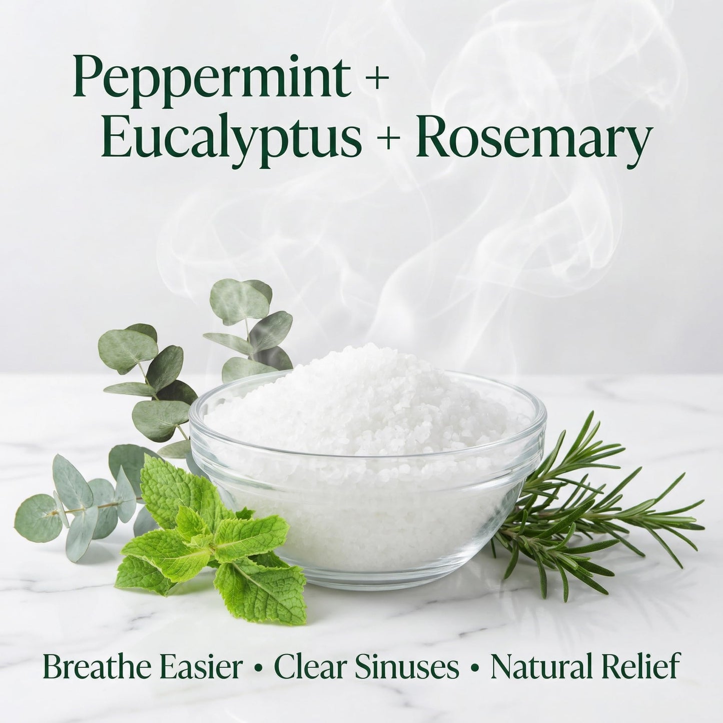 Waters Choice Wellness Aromatherapy Spa Salts Peppermint Eucalyptus 20 oz Beauty and Personal Care Waters Choice, Inc
