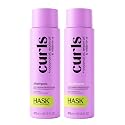HASK Curl Care Shampoo & Conditioner Set | Coconut Oil, Argan Oil, Vitamin E, Curl Definition, Frizz Free Shine | Sulfate Free, Silicone Free, Cruelty Beauty & Personal Care HASK