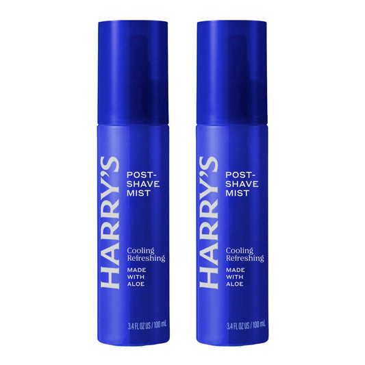 Harry's Post-Shave Mist for Men with Aloe, Eucalyptus, and Tea Tree, Soothes and Hydrates Skin After Shaving, 3.4 fl oz (Pack of 2) - TSA Approved Beauty and Personal Care Harry's