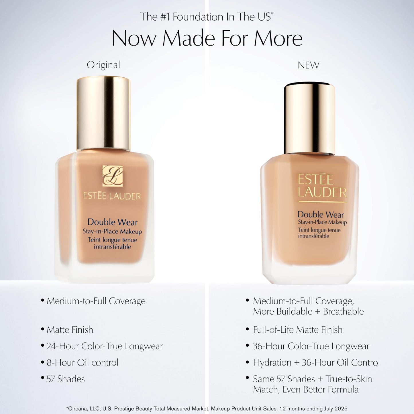 Estée Lauder Double Wear Stay-in-Place Foundation Makeup | 36-Hour Long-Wear Matte Foundation, 0.5 Fl Oz, 2N1 Desert Beige Beauty & Personal Care Estée Lauder