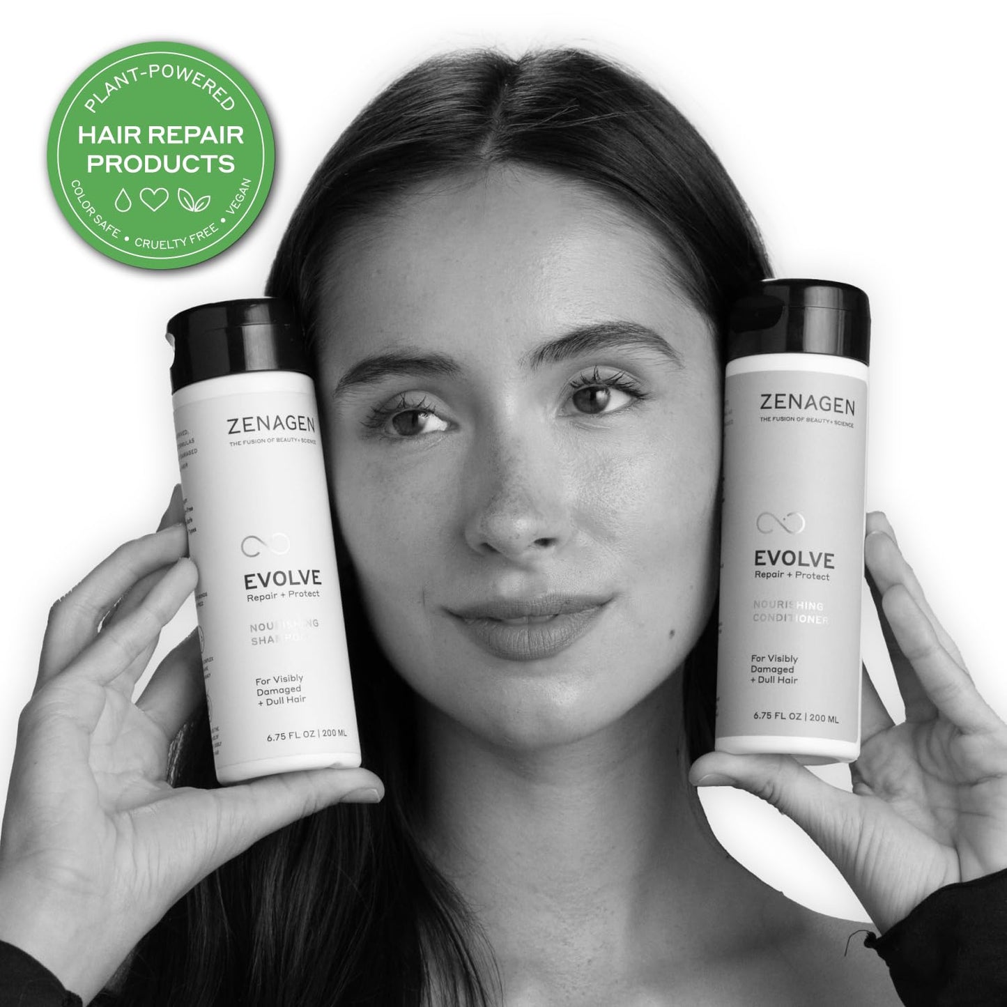 ZENAGEN Evolve Trio Kit for Visibly Damaged, Dull Hair | Nourishing Shampoo + Conditioner + Leave-In Conditioner, Restores Shine, Strength & Vitality Beauty & Personal Care Zenagen