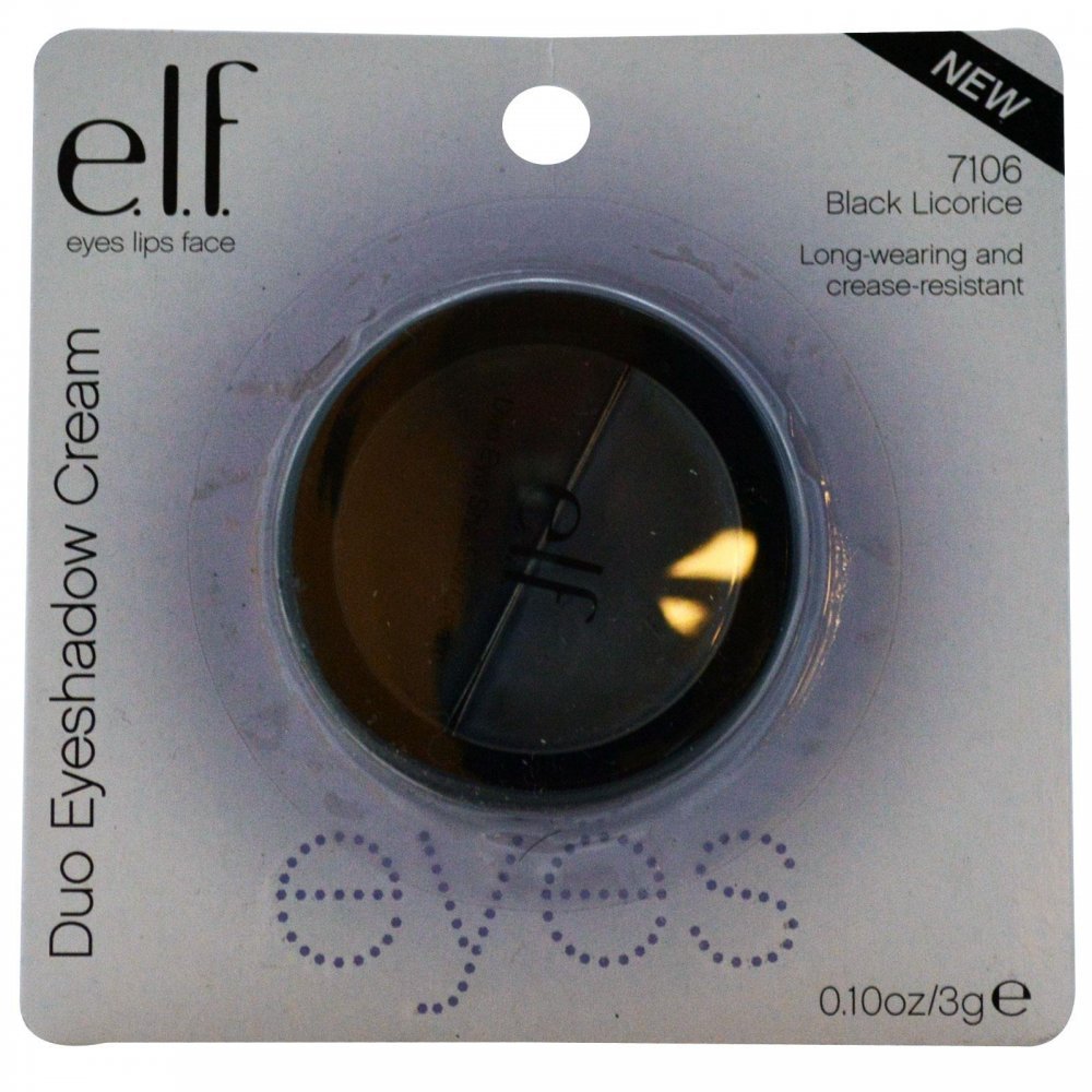 e.l.f. Cosmetics Duo Eye Shadow Cream - Black Licorice Beauty & Personal Care e.l.f.