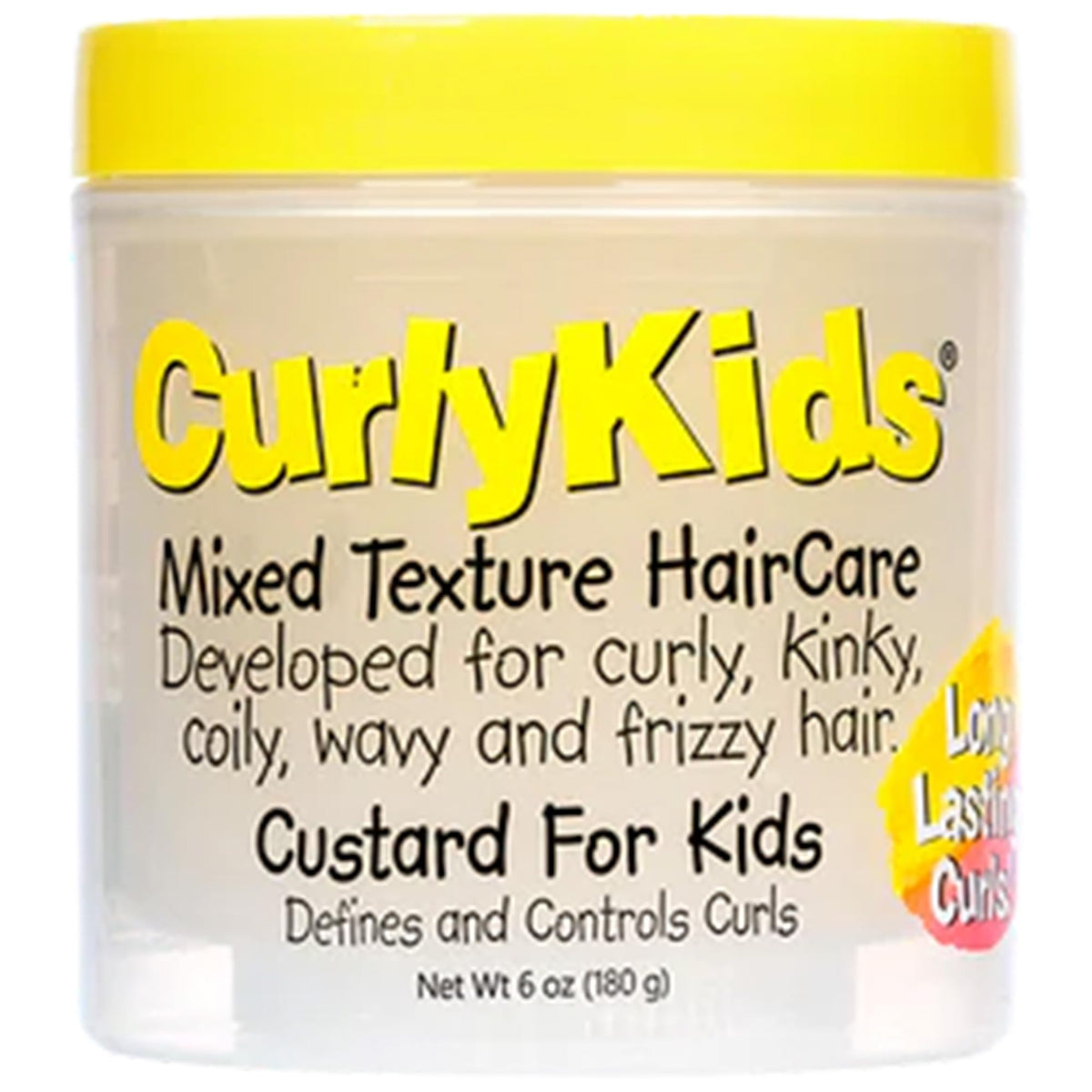 CurlyKids Mixed HairCare Custard for Kids - Lightweight Curl Defining Custard for Curly, Coily, Kinky & Wavy Hair - Frizz Control, Moisturizing Beauty & Personal Care CurlyKids