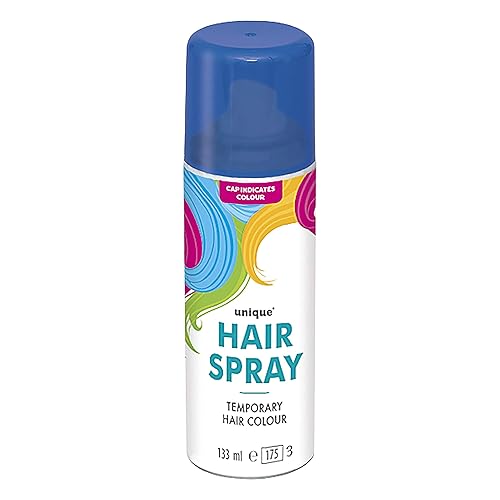 Blue Neon Hair Spray - 4.5 fl oz (1 Pc) - Perfect for Your Bold Standout Look & Special Events Beauty & Personal Care Unique