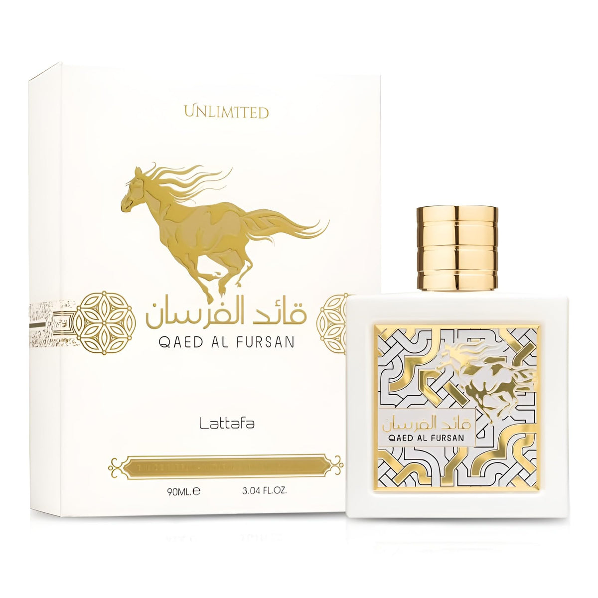 Lattafa Qaed Al Fursan Unlimited for Unisex Eau de Parfum Spray, 3.04 Ounce / 90 ml Beauty & Personal Care Lattafa