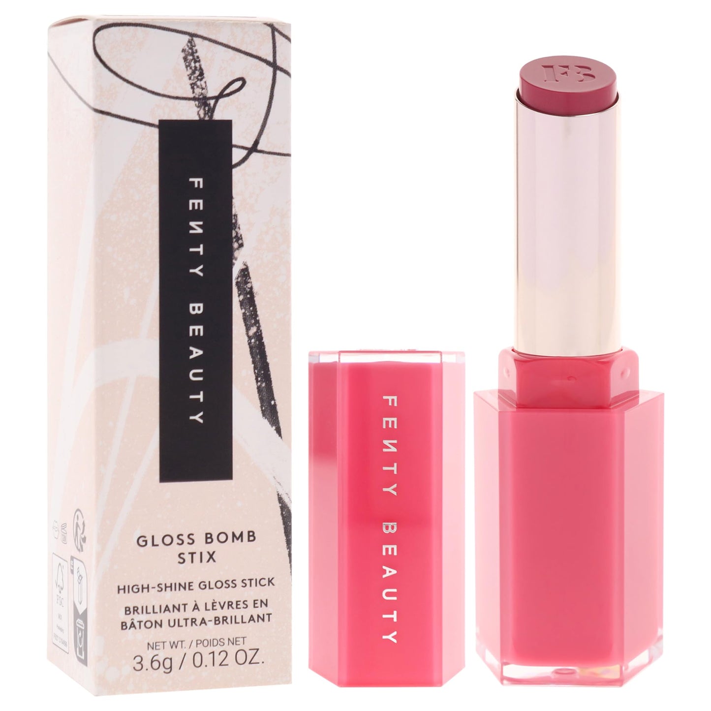 Gloss Bomb Stix High Shine Gloss - 05 High Biscus by Fenty Beauty for Women - 0.12 oz Lipstick Beauty & Personal Care FENTY BEAUTY