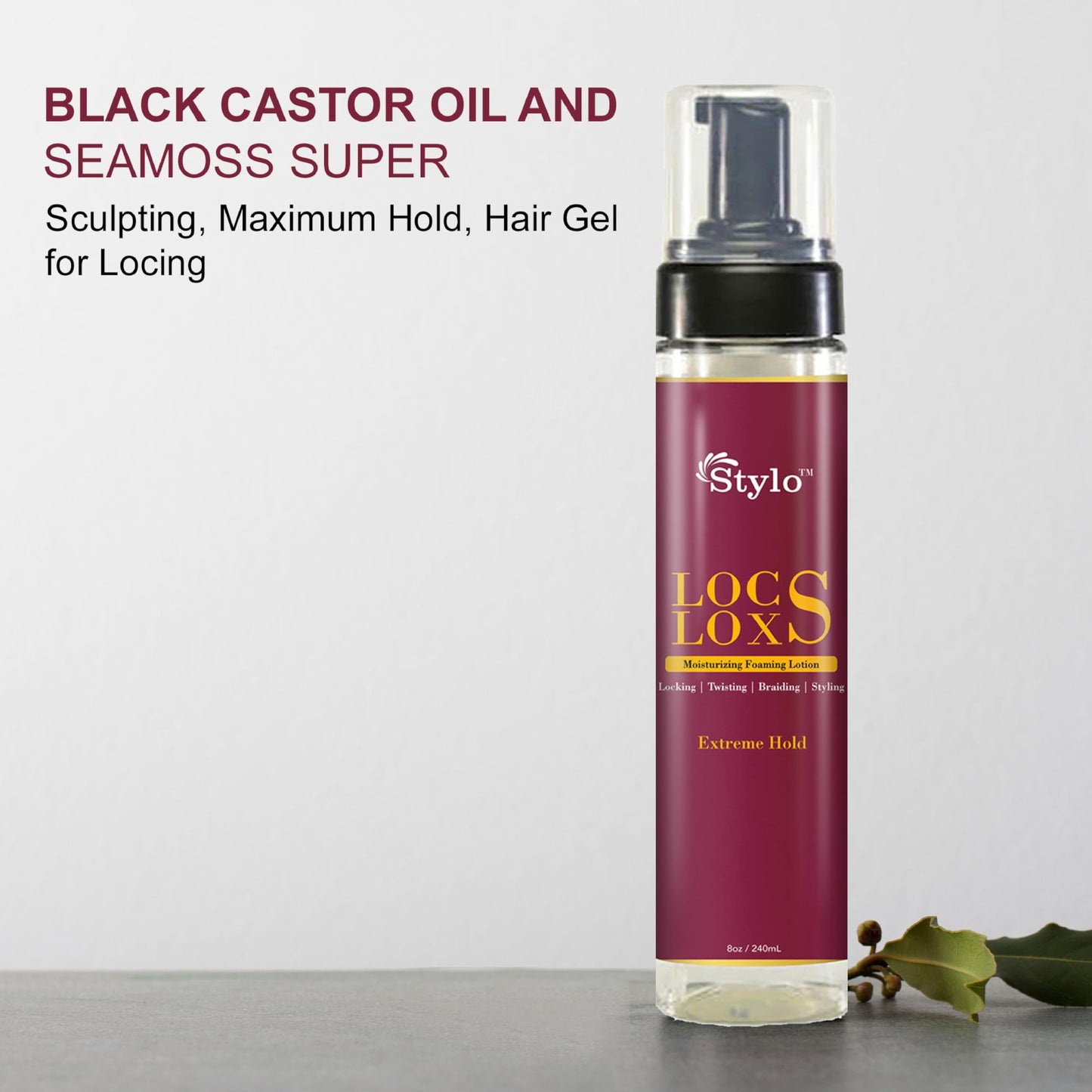 J. AMILA Stylo Locs Moisturizing Foaming Lotion - 8oz Extreme Hold for Ultimate Style and Moisture in Your Locks. Beauty & Personal Care J. AMILA