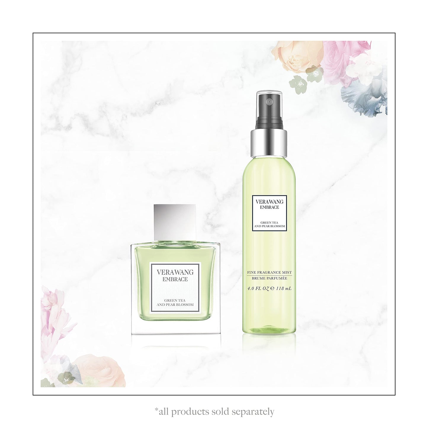Vera Wang Embrace Eau de Toilette Spray for Women, Green Tea & Pear Blossom, 1 Fl Oz Beauty & Personal Care Vera Wang