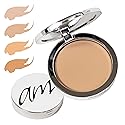 Advanced Mineral Makeup 4-in-1 Pressed Foundation Powder with Natural SPF, Concealer & Finishing for Medium to Full Coverage Foundation, Mineral-Based Beauty & Personal Care Advanced Mineral Makeup