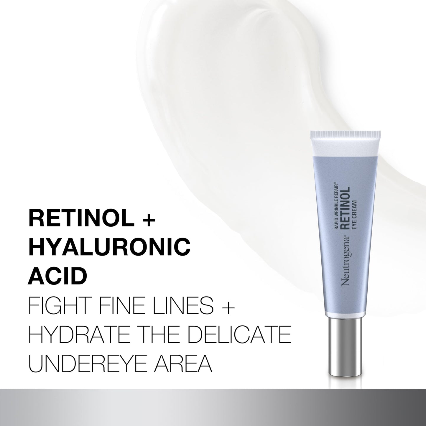 Neutrogena Rapid Wrinkle Repair Retinol Eye Cream for Dark Circles, Daily Anti-Aging Under Eye Cream with Retinol & Hyaluronic Acid to Fight Fine Beauty & Personal Care Neutrogena
