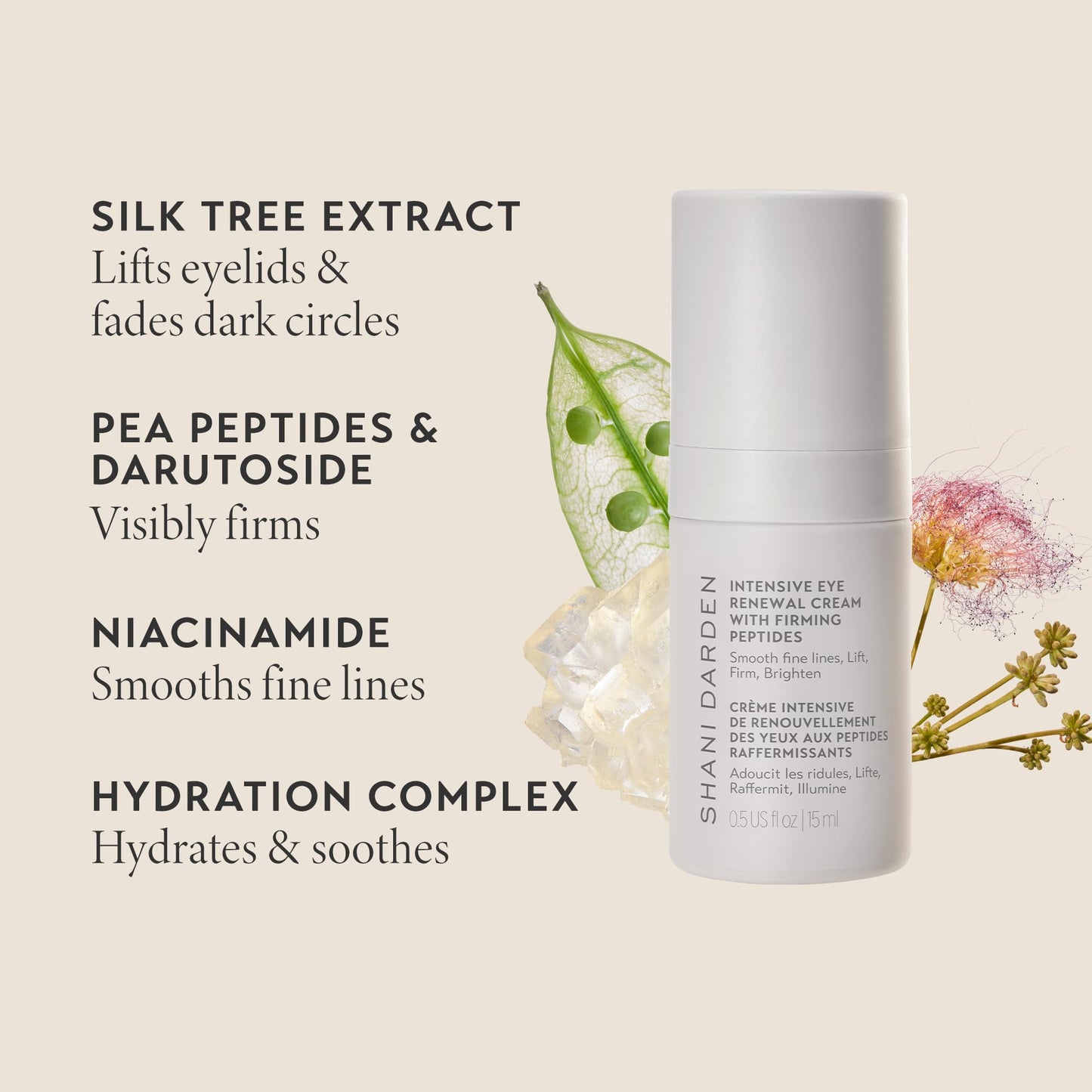 SHANI DARDEN Intensive Eye Renewal Cream, Hydrating Under Eye Cream for Dark Circles, Fine Lines, Wrinkles & Crows Feet with Niacinamide, Shea Butter Beauty & Personal Care SHANI DARDEN