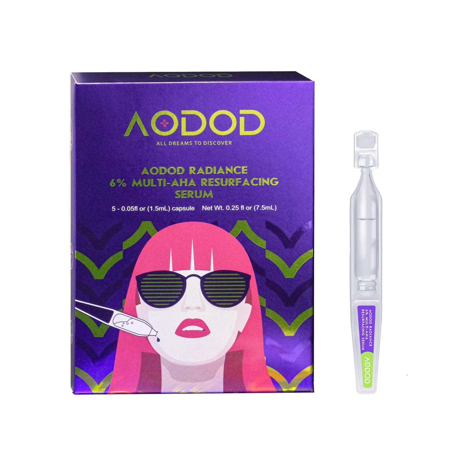 AODOD 6% multi-acid serum -lactic acid serum,azelaic acid,salicylic acid multi-acne skin care,countrol oil,reduce acnes Beauty & Personal Care AODOD