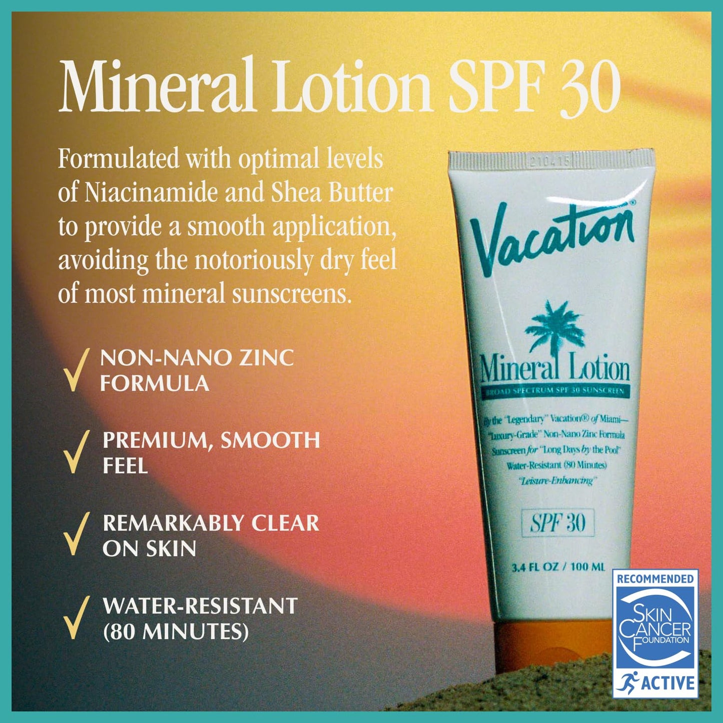 Vacation Mineral Lotion Sunscreen SPF 30 & Air Freshener Bundle, Non-Nano Zinc Oxide Formula, No White Cast, Water-Resistant, Dermatologist-Tested Beauty & Personal Care VACATION
