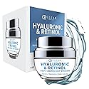 Clear Beauty Hyaluronic & Retinol Face Moisturizer - Hydrating Day Cream For Dry & Mature Skin - Reduces Fine Lines, Firms & Softens Texture Beauty & Personal Care Clear Beauty