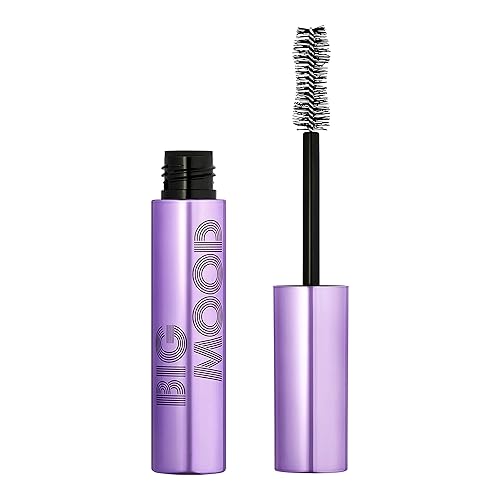 e.l.f. Big Mood Mascara, Instantly Creates Long-Lasting, Bold & Lifted, Voluminous Lashes, Infused with Jojoba Wax, Pitch Black, 0.30 fl Oz Beauty & Personal Care e.l.f.