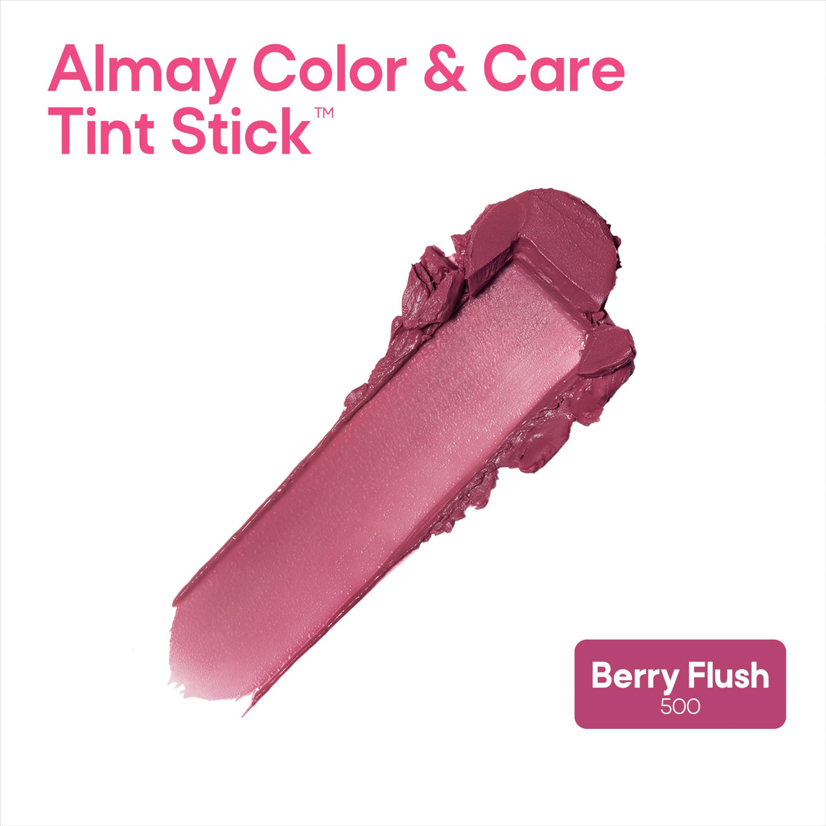 Almay Color & Care Tint Stick, 500 Berry Flush, 0.25 oz