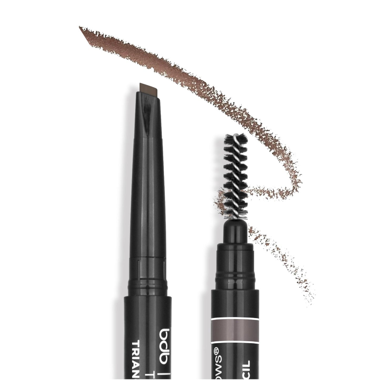 Billion Dollar Brows Universal Eyebrow Pencil - Dual-Ended with Triple Threat Triangular Tip & Spoolie, Waterproof, Natural Finish, Easy to Use, Vegan Beauty & Personal Care billion dollar brows