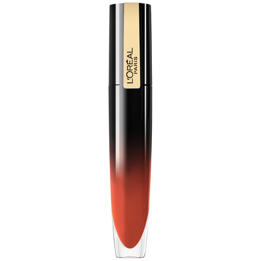 L'Oreal Paris Brilliant Signature Shiny Lip Stain Lipstick, Be Courageous 0.21 Fl Oz.