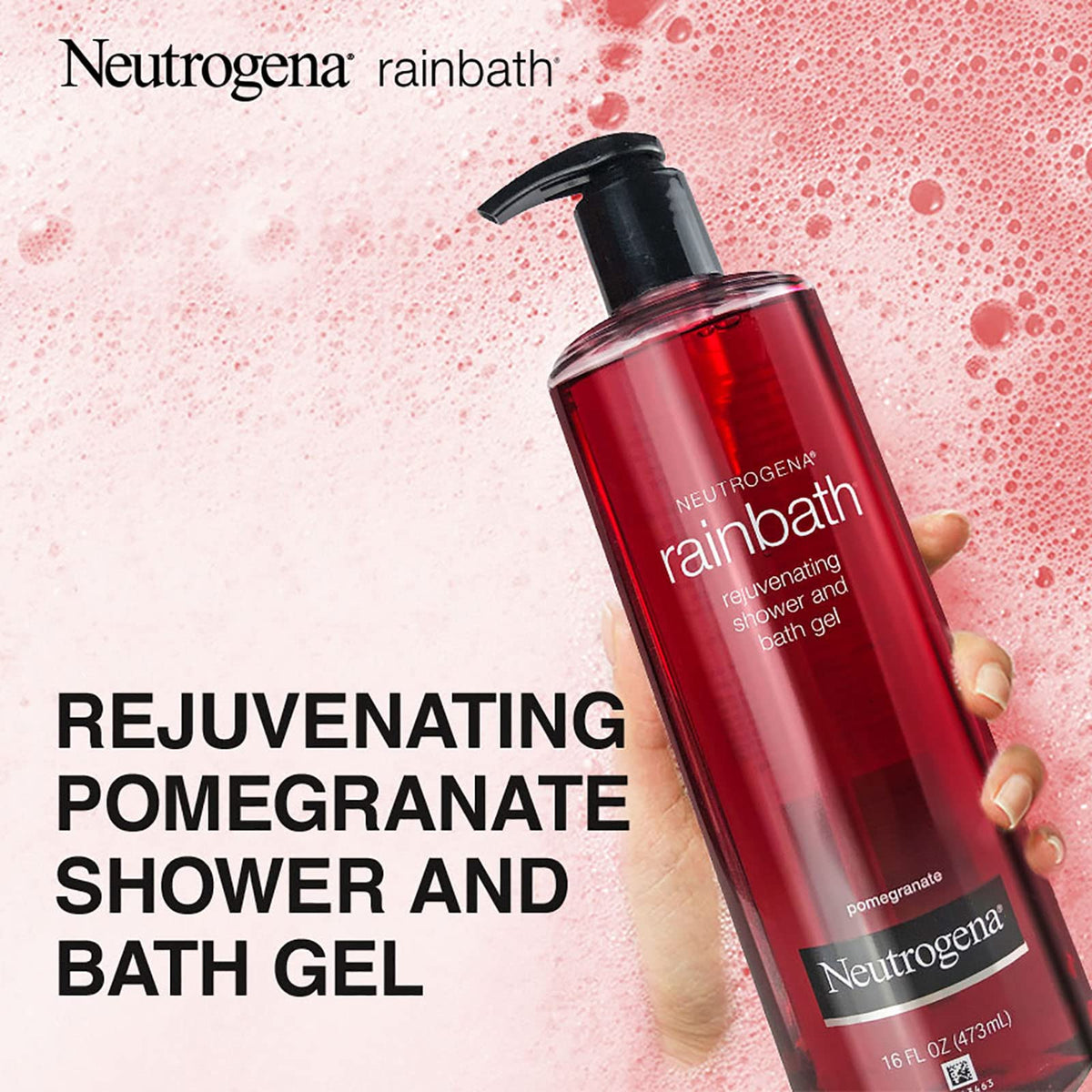 Neutrogena Rainbath Rejuvenating and Cleansing Shower and Bath Gel, Moisturizing Body Wash and Shaving Gel with Clean Rinsing Lather, Pomegranate Beauty & Personal Care Neutrogena