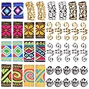 Hair Tube Beads Dreadlock Jewely Tube and Beads 40 Pieces Hair Jewelry DIY Hair Decoration Accessories Hair Cuff Tibetan Style for Women and Men (Gold Beauty & Personal Care N\A
