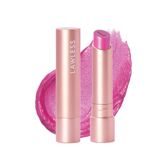 Lawless Forget the Filler Lip Plumping Line Smoothing Tinted Balm - Candy Girl - Premium Tinted Lip Balm with Natural Ingredients to Plump and Smooth Beauty and Personal Care Lawless
