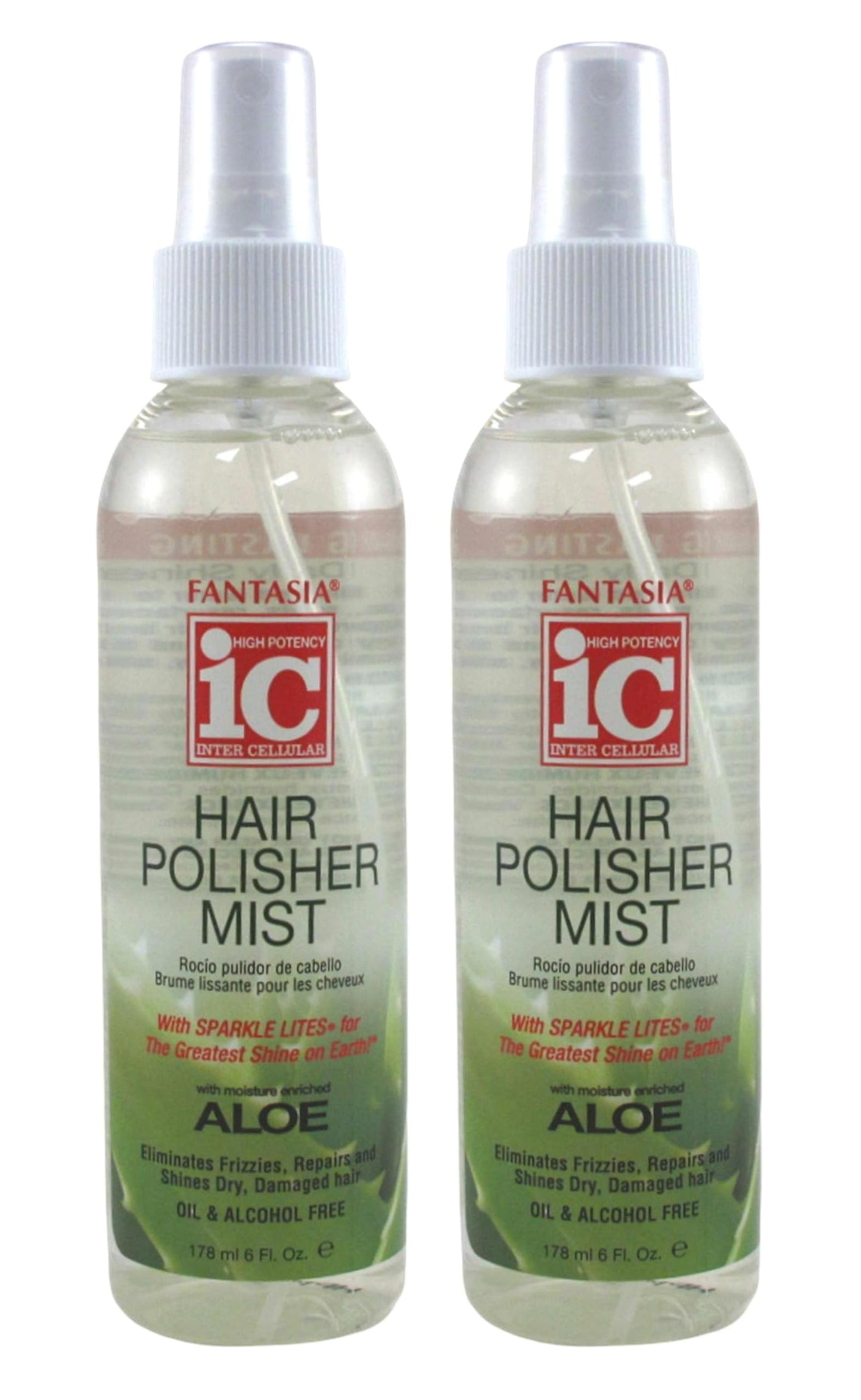 Fantasia Ic Hair Polisher Mist 6 Ounce Pump (177ml) (2 Pack) Beauty & Personal Care Fantasia