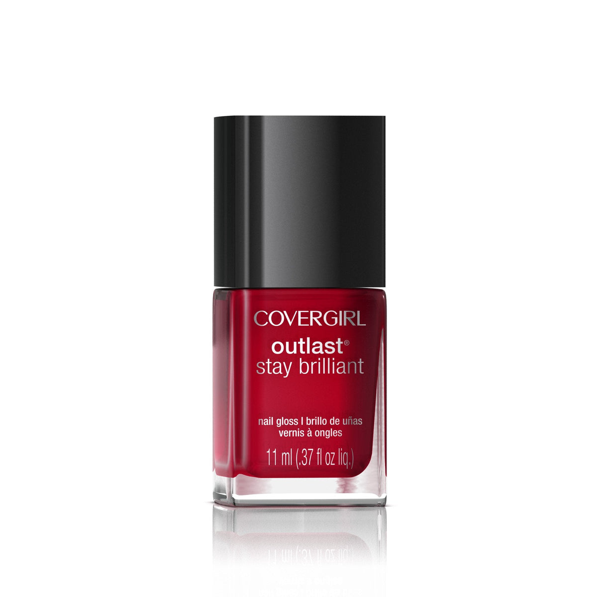 CoverGirl Outlast Stay Brilliant Nail Gloss, Red Revenge, 0.37 Ounce Beauty & Personal Care COVERGIRL