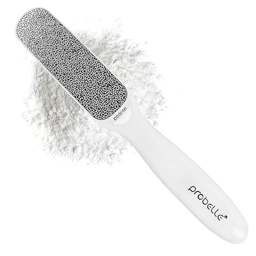 Probelle Double Sided Multidirectional Nickel Foot File Callus Remover - Immediately Reduces calluses and Corns to Powder for Instant Results, Safe Beauty & Personal Care Probelle