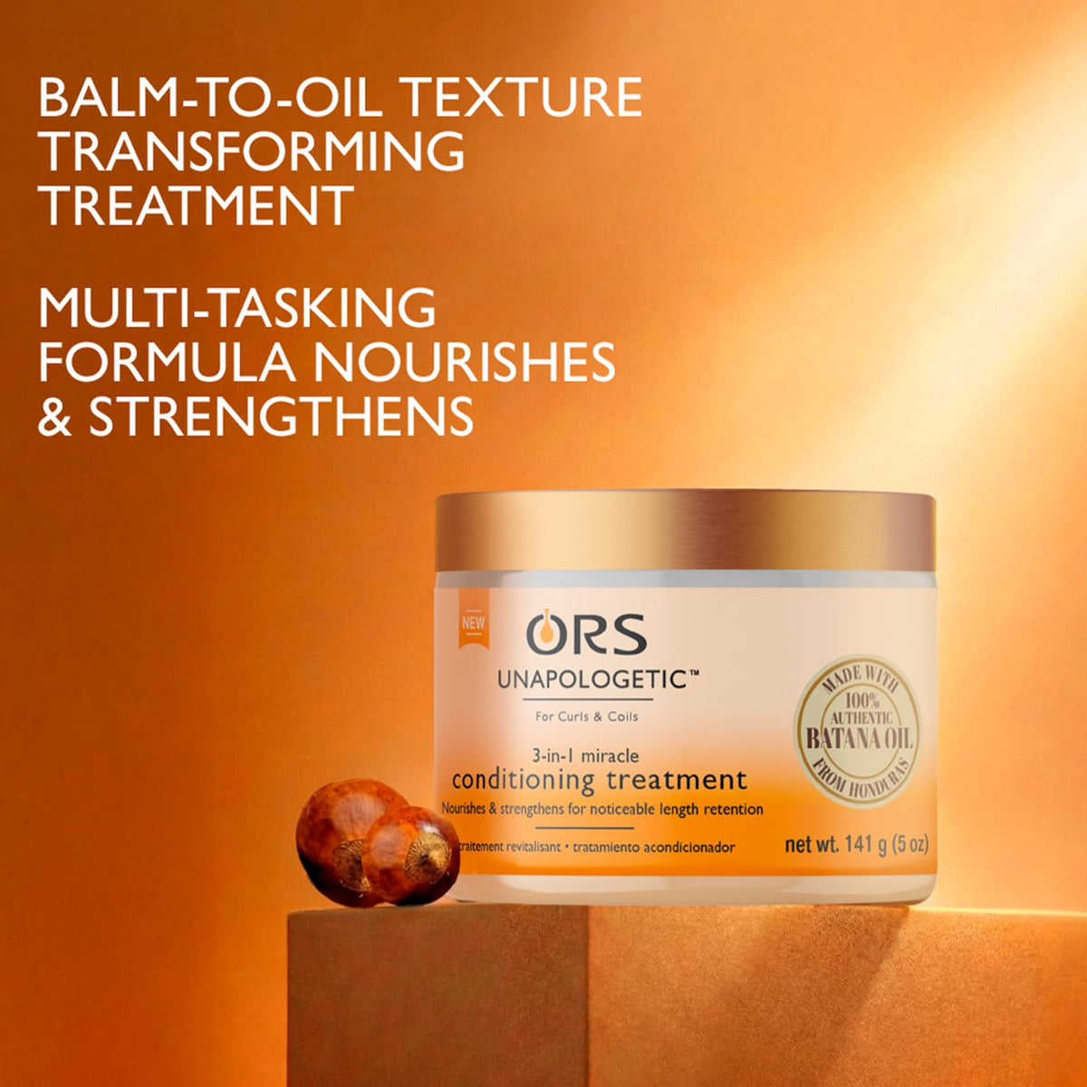 ORS Unapologetic 3-n-1 Miracle Conditioning Treatment 5 Ounces (Pack of 2)
