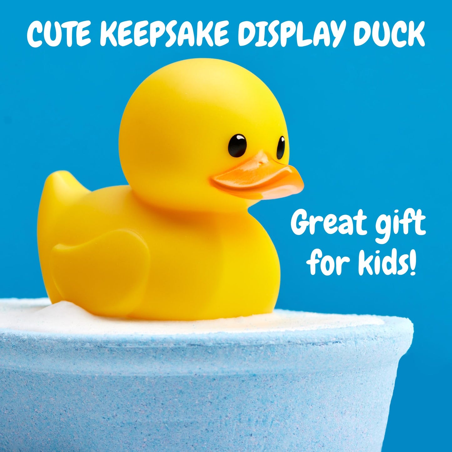 TUBBZ Mini: Splash Bath Fizzer with Surprise Rubber Duck in Blue Bathtub - Fun Fragranced Bath Additive and Gift for Kids and Collectors Beauty and Personal Care TUBBZ