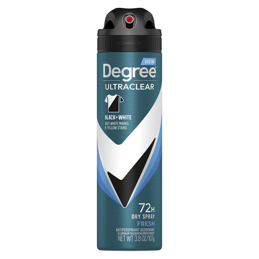 Degree Men UltraClear Antiperspirant Deodorant Dry Spray Fresh 72-Hour Sweat and Odor Protection Antiperspirant For Men With MotionSense Technology Beauty and Personal Care Degree