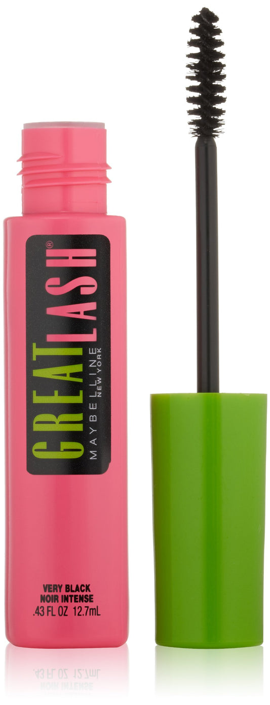 Maybelline New York Makeup Great Lash Washable Mascara, Brownish Black Volumizing Mascara, 0.43 fl oz