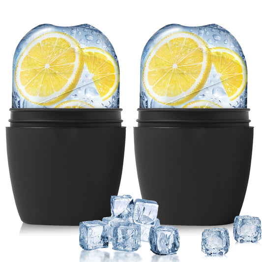 Evmliy 2Pack Ice Face Roller, Silicone Ice Roller for Face to Tighten and Lift Skin, for Face & Eye Puffiness Relief, Reusable Facial Mold for Neck Beauty & Personal Care Evmliy