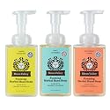 Moon Valley Herbal Foaming Hand Soap, Lemon Rosemary, Mint Lavender, Grapefruit Thyme Three Pack, Vegan, Recyclable Bottle Beauty & Personal Care Moon Valley Organics
