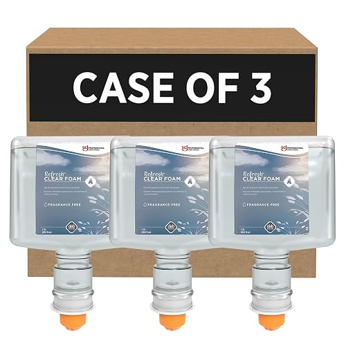 SC Johnson Professional REFRESH CLEAR FOAM HAND SOAP TOUCH FREE 1.2 LITERS, 3 PACK Beauty & Personal Care SC Johnson Professional