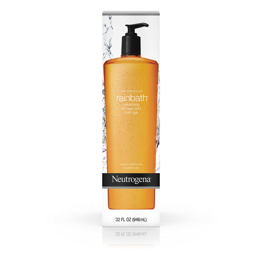 Neutrogena Rainbath Cleansing Shower & Bath Gel, Daily Moisturizing Body Wash Cleanser & Shaving Gel for Men & Women, Clean-Rinsing Creamy Lather Beauty & Personal Care Neutrogena