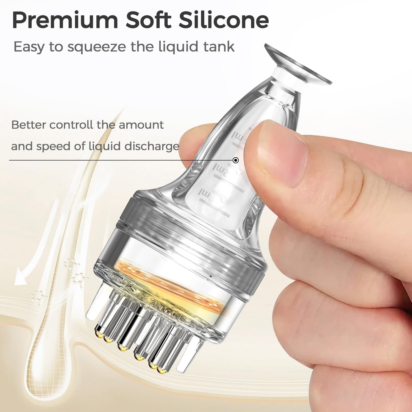 Minoxidil Applicator, Quick Efficient Apply No Messy Hair Serum Applicator Small Minoxidil Applicator Tool, Hair Applicator Bottle Minoxidil Brush Beauty and Personal Care WL-YBOPRO