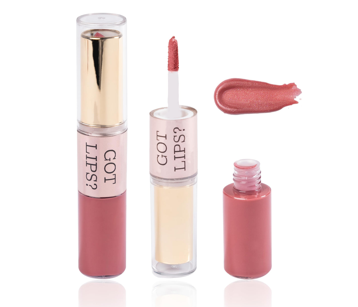 Got Lips? 2in1 Matte Lipstick & Liquid Lipgloss Lipstick - Richly Pigmented, Nourishing, Hydrating, Lightweight Velvety, Kissable, Anti-Smudging, Long Beauty & Personal Care got? WE GOT THE SOLUTIONS!
