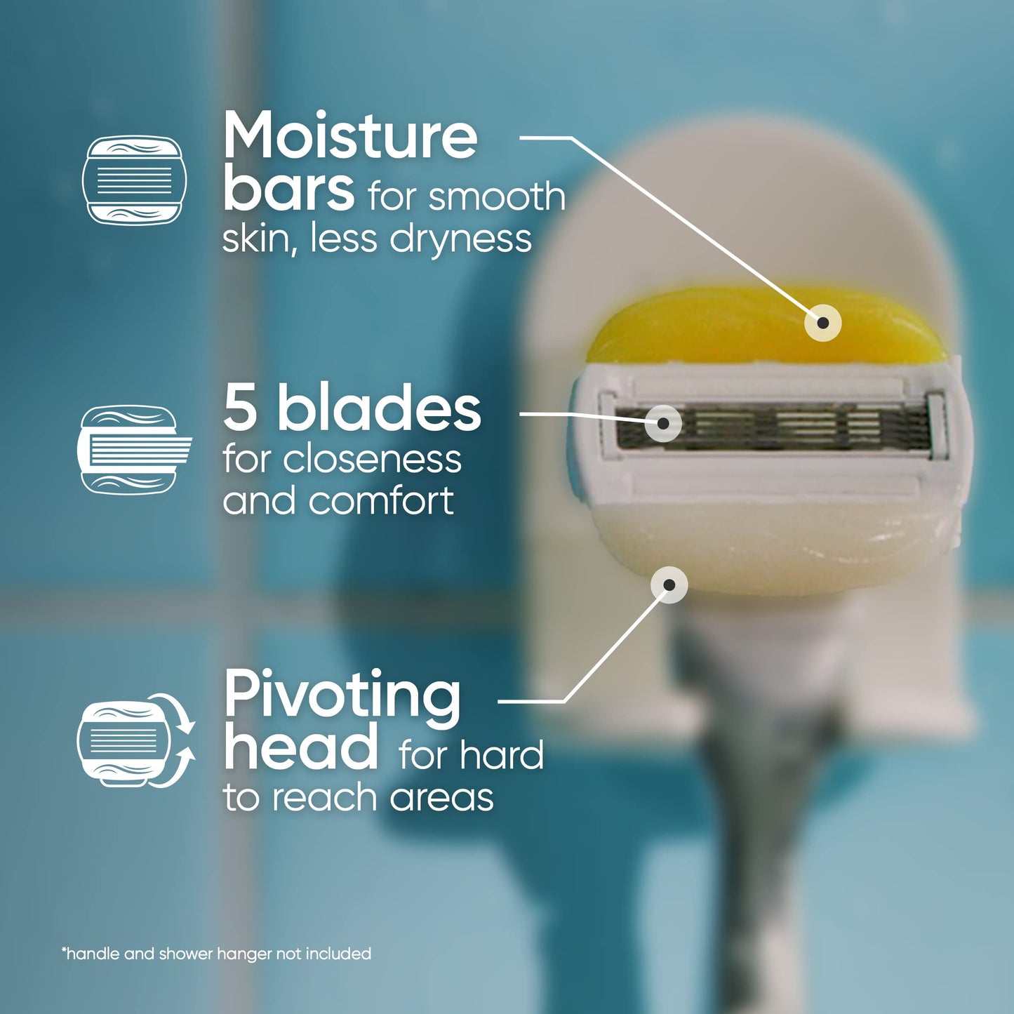 Gillette Venus ComfortGlide Womens Razor Blade Refills, 6 Count, Infused with Olay Coconut Scent Beauty and Personal Care Gillette Venus