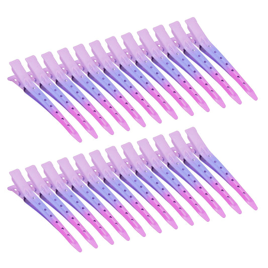 24 Packs Duck Bill Clips, Bantoye 2.75 Inches Rustproof Metal Alligator Curl Clips with Holes for Hair Styling, Hair Coloring, Gradient Pink Beauty and Personal Care Bantoye Default Title